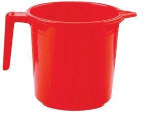 Household Plastic Mug, Color : Red