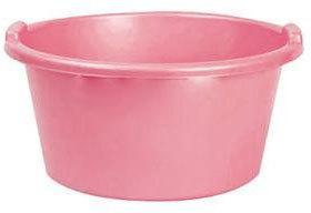 Household Plastic Tub, Color : Light Pink