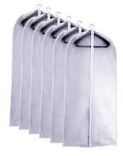 Plain PVC Clear Garment Bags, Color : Transparent