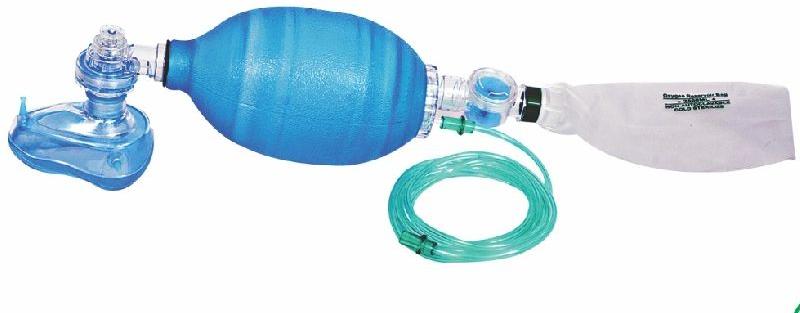  Blue Adult Silicone Resuscitator