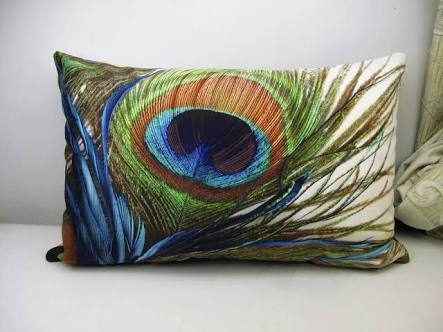 Hand Painted Pillow Cover, Size : 46*69 Cms (Approx)
