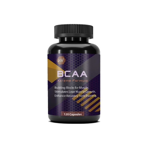 BCAA Xtreme Amino Acids 120 Capsules Muscle Building Supplement