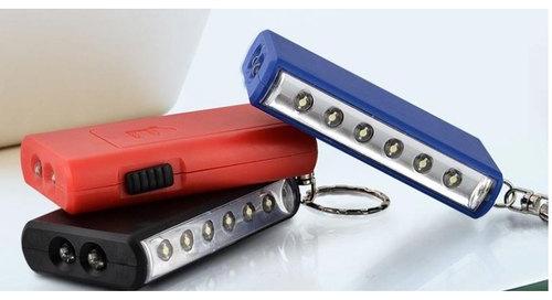 LED Keychain Torches, Color : Red, Blue, Black