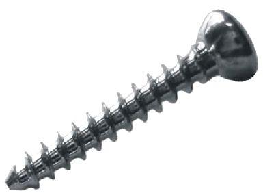 Stainless Steel 1.5mm Cortical Screw, for Orthopedic Trauma Surgery, Length : 0-10cm, 10-20cm