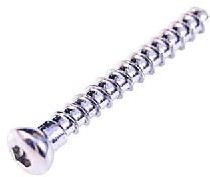 Stainless Steel 4.5mm Dia Cortical Screw, for Orthopedic Trauma Surgery, Length : 16mm to 70mm(Diff. 2.0mm)