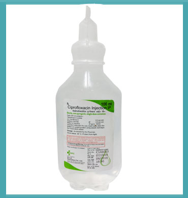 Ciprofloxacin Injection, Form : Liquid