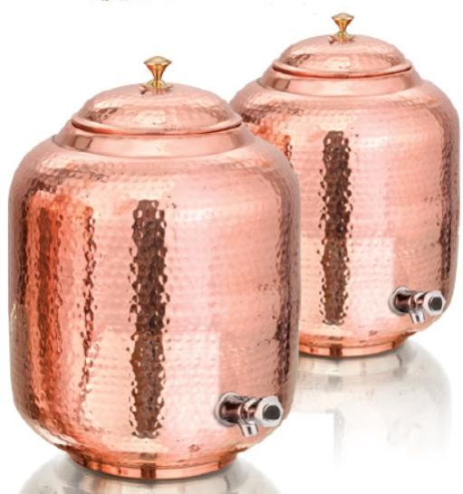 Copper Matka With Tap