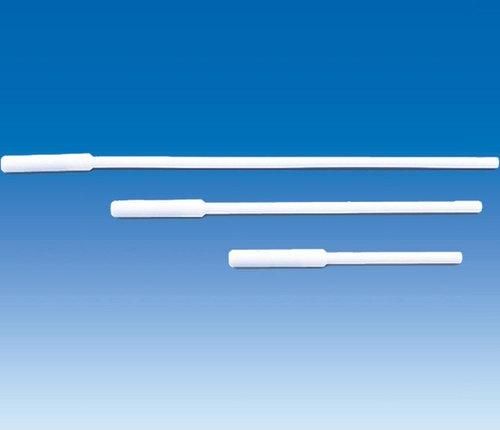 Cylindrical TEFLON PTFE Magnetic Stirring Bars, Color : White