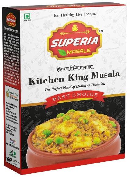 Kitchen King Masala Powder, for Cooking, Packaging Type : Paper Box