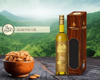 Cold Pressed Almond Oil, for Cooking, Form : Liquid