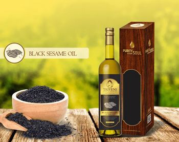 Cold pressed black sesame oil, for Cooking, Certification : FSSAI Certified