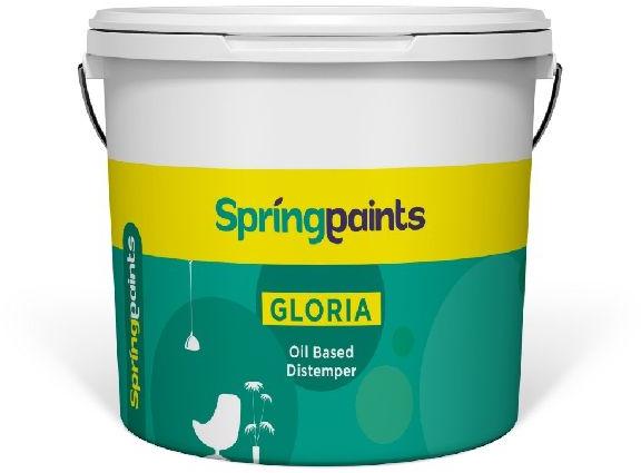 Spring Gloria Oil Based Distemper, Packaging Type : Plastic Bucket