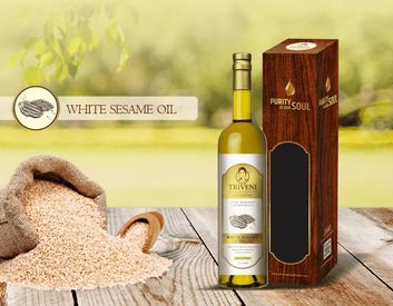 Cold pressed white sesame oil, for Cooking, Certification : FSSAI Certified