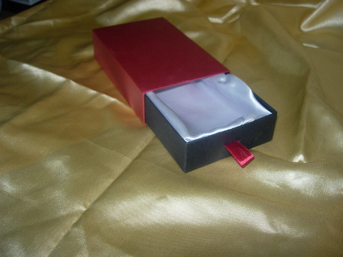 Rectangular Paper Cardboard Watch Box, Color : Red