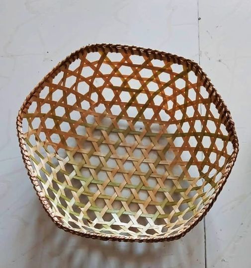 Ecofriendly Natural Bamboo Gift Packaging Basket, for Fruit Market, Home, Kitchen, Feature : Easy To Carry
