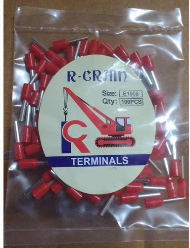 R-CRAIN Insulated Terminal, Color : Red Silver