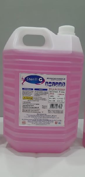 Hand Sanitizer  5 Ltr (Sterill G  Brand)
