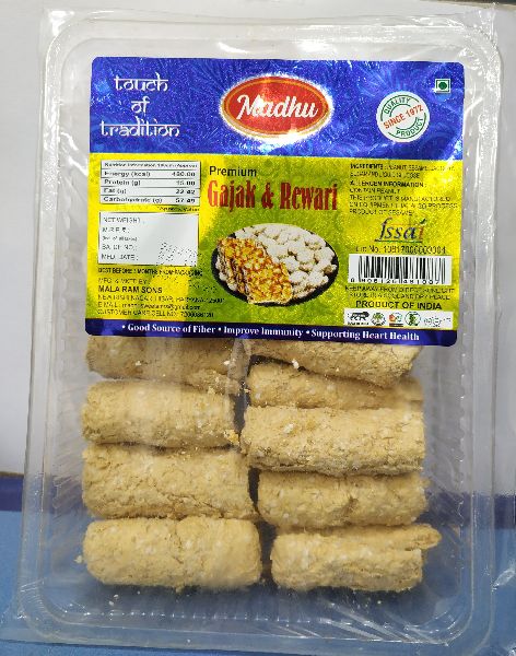 Madhu Premium Gajak, Taste : Sweet