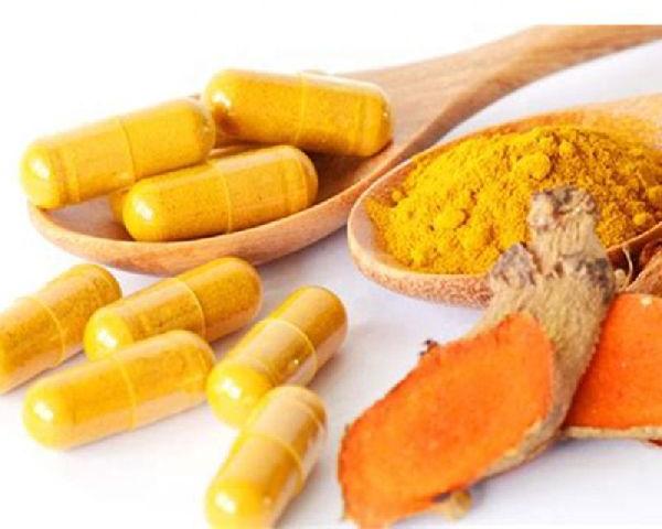 Herbal Turmeric Capsule, for Health Supplement, Feature : Anti-oxidant ...