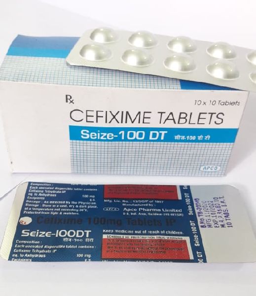 Seize-DT Cefixime 100mg Tablets