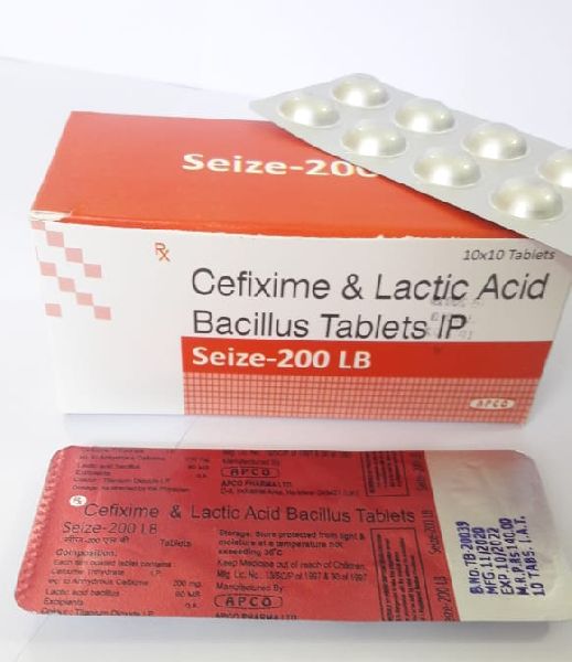 Cefixime and Lactic Acid Bacillus Tablets IP