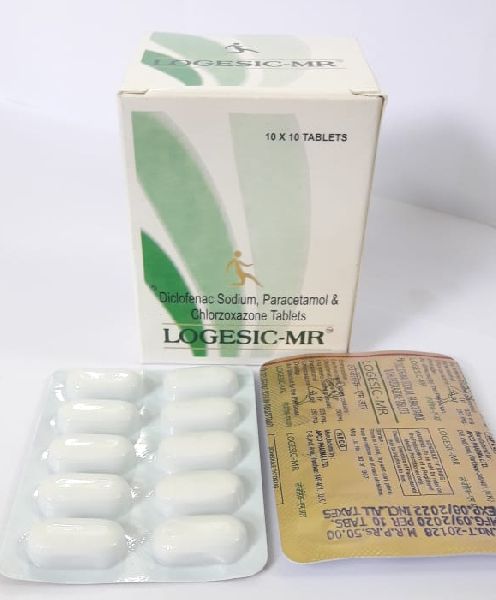 Diclofenac Sodium, Paracetamol and Chlorzoxazone Tablets, Medicine Type : Allopathic