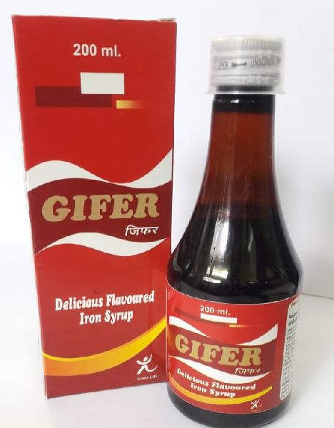 Gifer Iron Syrup, Packaging Type : Plastic Bottle