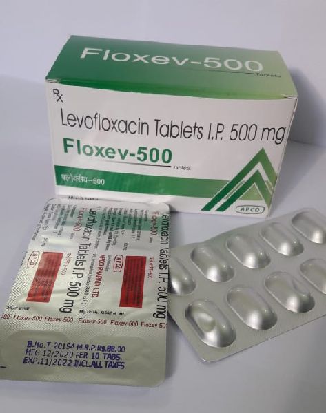Floxev Levofloxacin 500mg Tablets IP