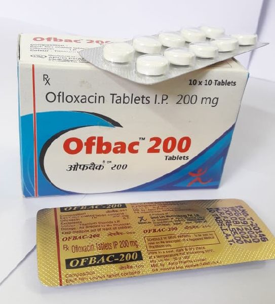 Ofloxacin 200mg IP Tablets