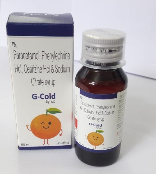 Paracetamol, Phenylephrine HCL, Cetirizine HCL and Sodium Citrate Syrup