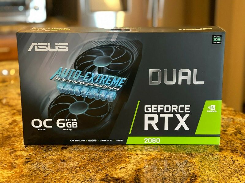 ASUS Dual GeForce RTX 2060 EVO OC Edition Graphics Card