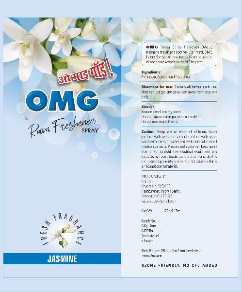 OMG jasmine room freshener, Packaging Size : 217ml