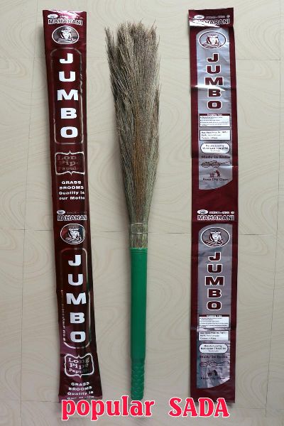 Jumbo Sada Grass Broom, for Cleaning, Pattern : Plain