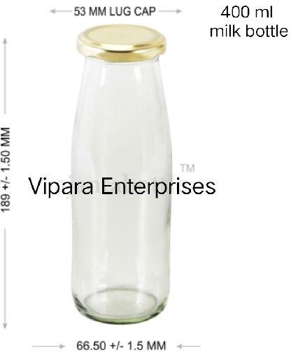 450 ml Glass Milk Bottle
