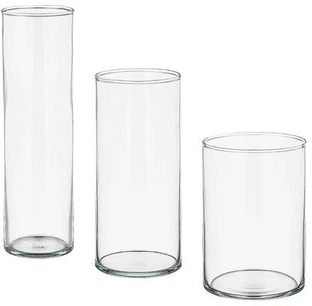 Polished Round Glass Vase, for Decoration, Pattern : Plain