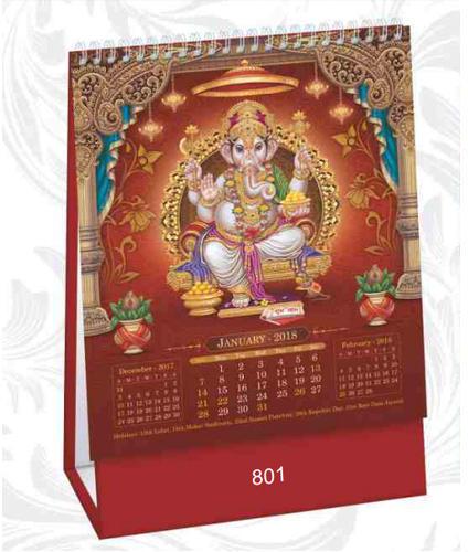 Rectangle Paper Religious Desk Calendar