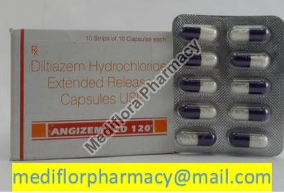 Angizem CD 120mg Capsules