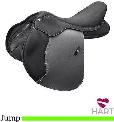 50-75Lbs Leather English Jump Horse Saddle, Size : Standard