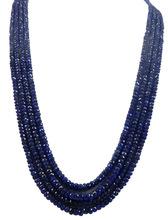Natural Burmese Blue Sapphire Beads, for Jewellery, Size : Standard