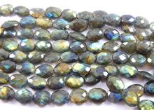 Natural Fiery Labradorite Oval Beads, for Clothing, Jewelry, Pattern : Plain
