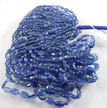 Natural Kyanite Faceted Oval Beads, for Garments Decoration, Jewelry, Pattern : Plain