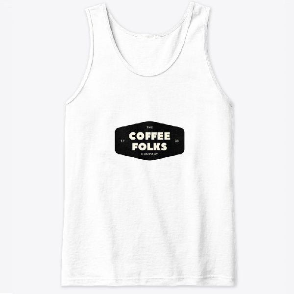 100% cotton Coffee Classic Tank Top, Feature : Comfortable, Easily ...