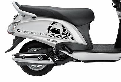 Suzuki Black Graphics Set-UZ125, Feature : Attractive Look