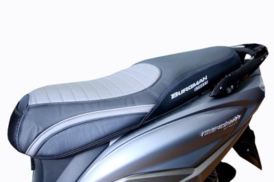 Plain Burgman Bike Seat Cover, Feature : Impeccable Finish