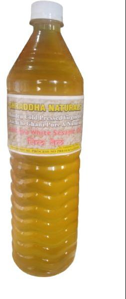 Shraddha Naturals Til Oil, for Cooking, Purity : 100%