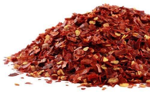 Raw Organic Dried Red Chilli Flakes, Packaging Type : Plastic Packet