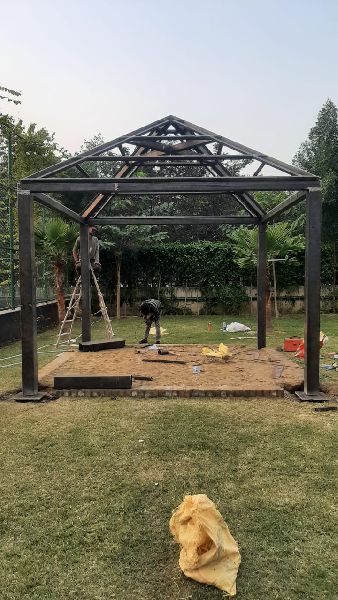 Non Polished Metal Gazebo, for Garden, Home, Park, Feature : Durable, Eco Friendly, Fine Finishing