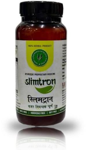 Hirank Herbals Slimtron Ayurvedic Weight Control Powder- Anti Obese Fat Cutter- 120 G