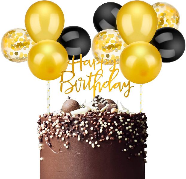 Buy Balloon Birthday Cake Decoration Do it yourself Kit//Balloon Cake Topper  //Balloon Garland // Any Colour Online at desertcartINDIA