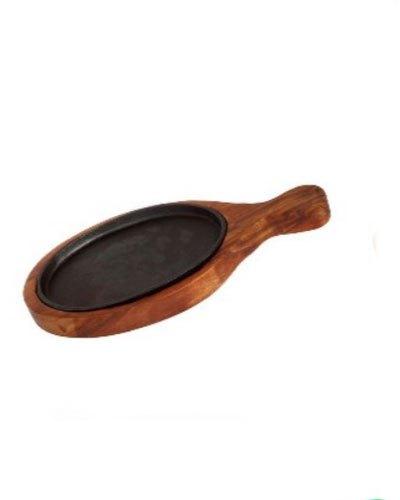 Round Wooden sizzler plate